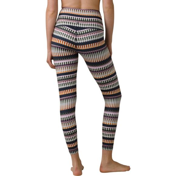 prAna Womens Kimble 7/8 Athletic Leggings XS Green Blue Multi Print Tivoli NWT - Picture 2 of 11